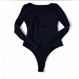 Basic black bodysuit size medium